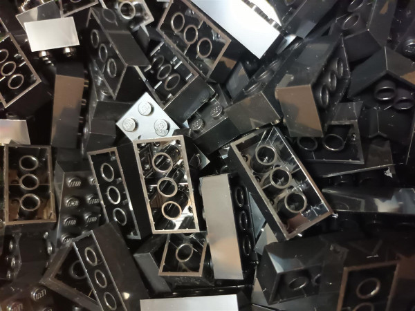 LEGO® 3001 Grundbausteine 2x4 Standard Steine Basic Neu | Menge und Farbe wählen Schwarz 500 Stück