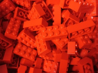 LEGO® 3001 Grundbausteine 2x4 Standard Steine Basic Neu | Menge und Farbe wählen Rot-50