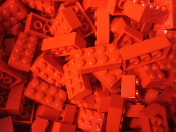 LEGO® 3001 Grundbausteine 2x4 Standard Steine Basic Neu | Menge und Farbe wählen Rot-1000