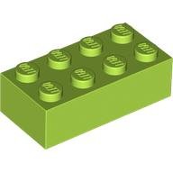 Brick 2x4 3001 Lime
