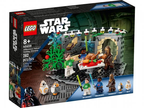 LEGO Star Wars 40658 Millennium Falcon - Weihnachtsdiorama-1