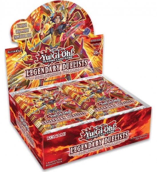 Yu-Gi-Oh Legendary Duelists Soulburning Volcano 36er Display German 1st Edition