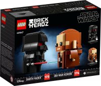 LEGO STAR WARS Brickheadz 40547 Obi-Wan Kenobi 174 and Darth Vader 175-1