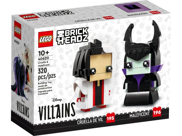 LEGO BrickHeadz 40620 Cruella and Maleficent