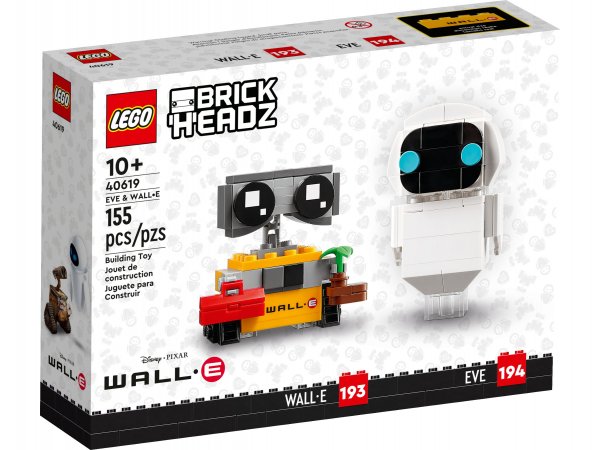 LEGO BrickHeadz 40619 EVE and WALL-E