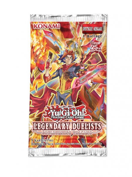 Yu-Gi-Oh Legendary Duelists Soulburning VolcanoBooster German 1st Edition